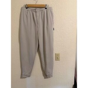 Glyder‎ Mens Light Grey Limitless Movement Cotton Modal Tapered Jogger Pants L